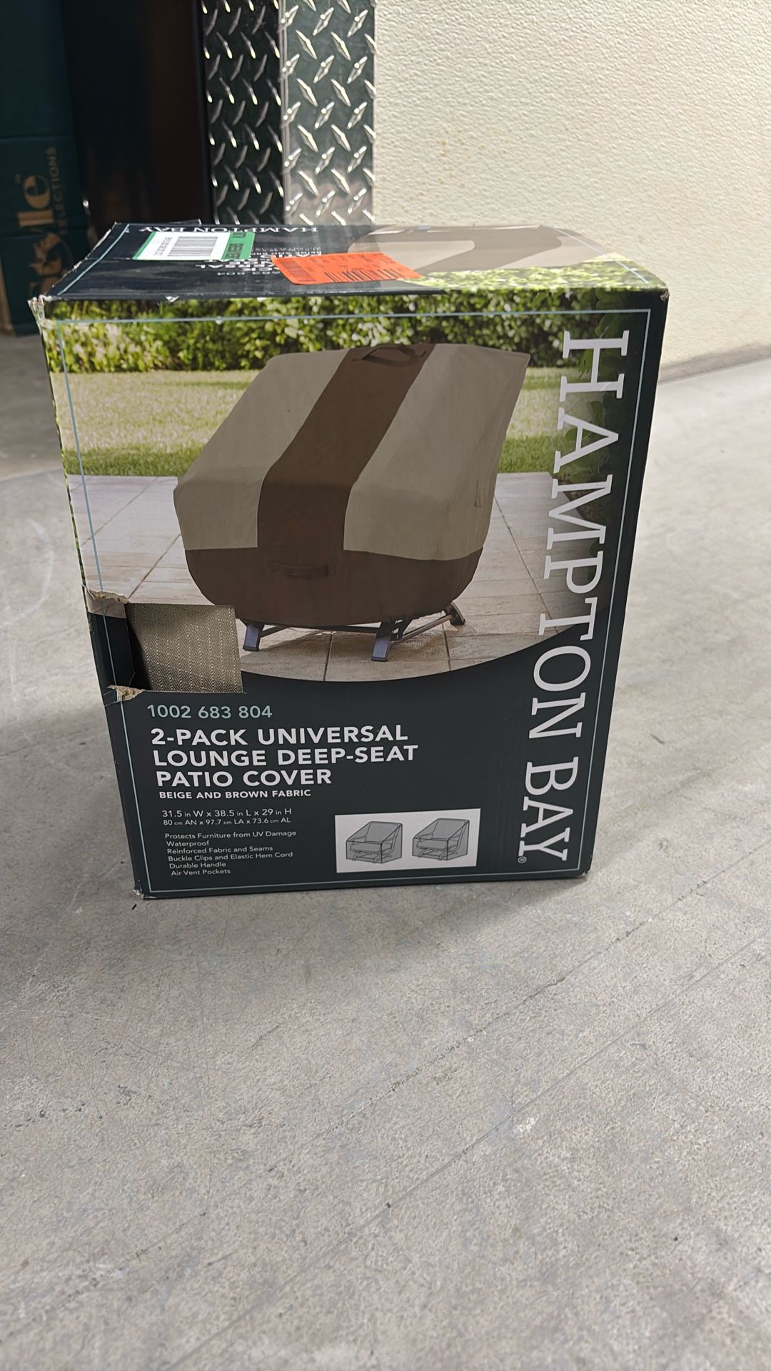 Hampton Bay 2-pack Universal Lounge Deep Seat Covers