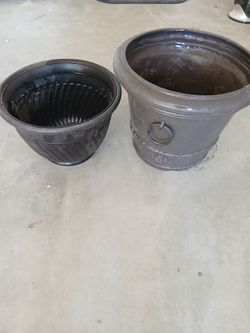 Flower Pots,  Brown 