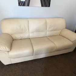 Natuzzi leather sofa needs love FREE