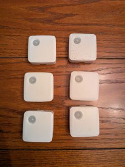 Lot of 6 Motion Sensor Smart Home Devices