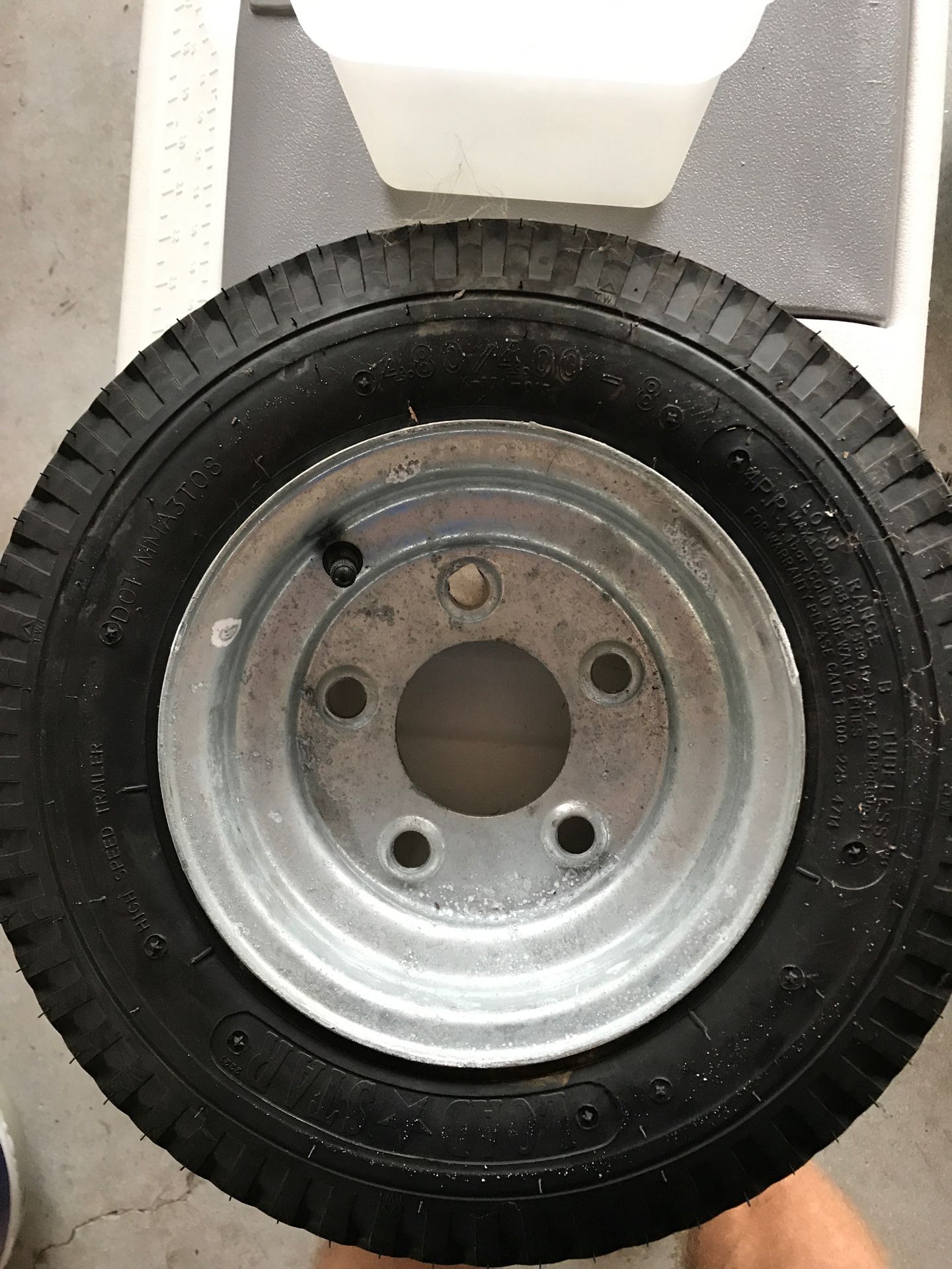 Load star trailer tire 4.80/4.00-8