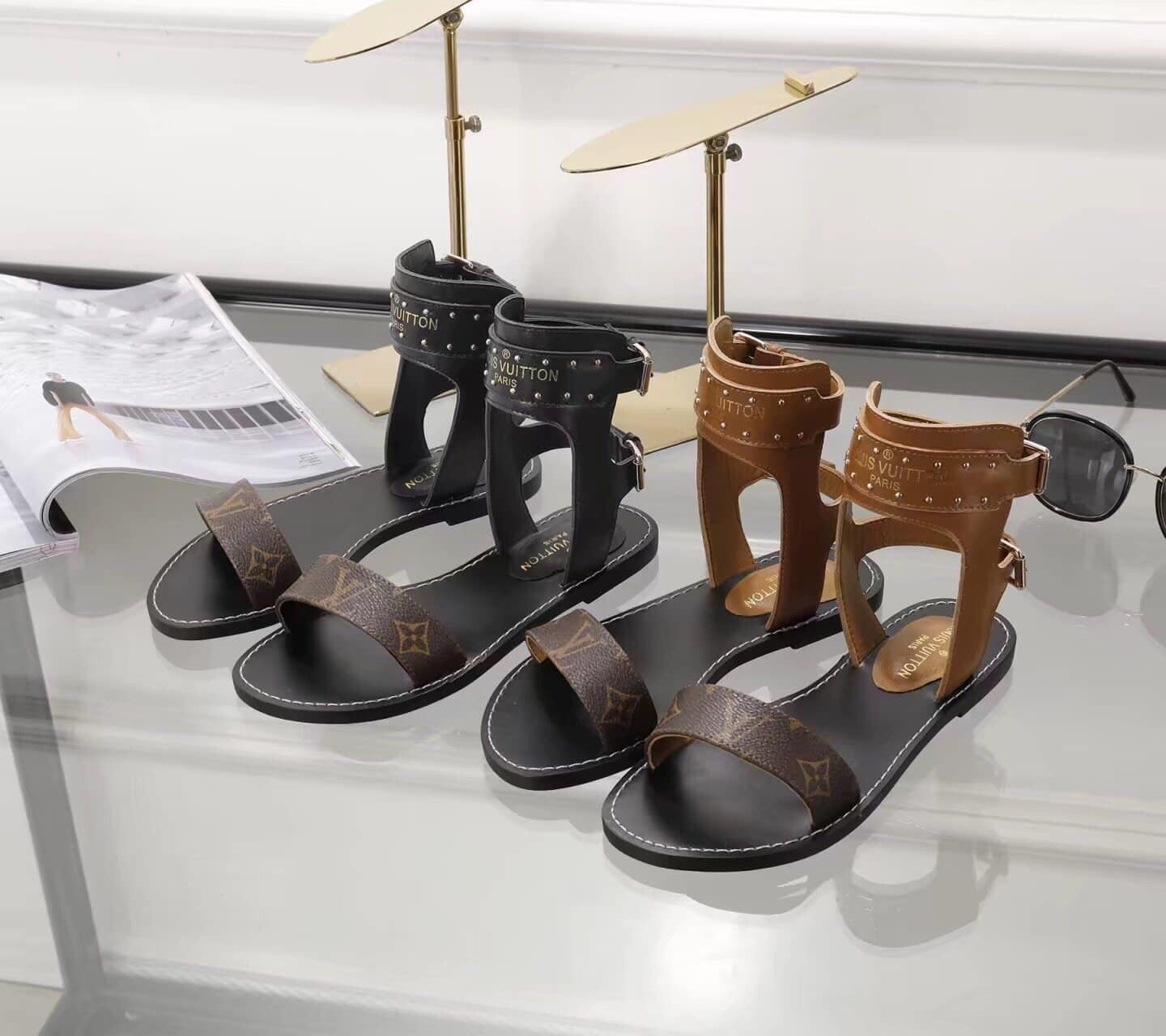 gladiator louis vuitton sandals