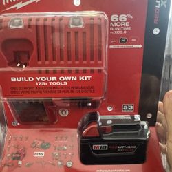 1/2 high torque impact gun with battery and charger