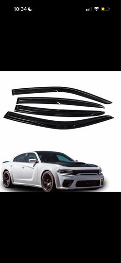 Rain guards for dodge charger