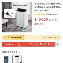 Brand New In Box Portable AC