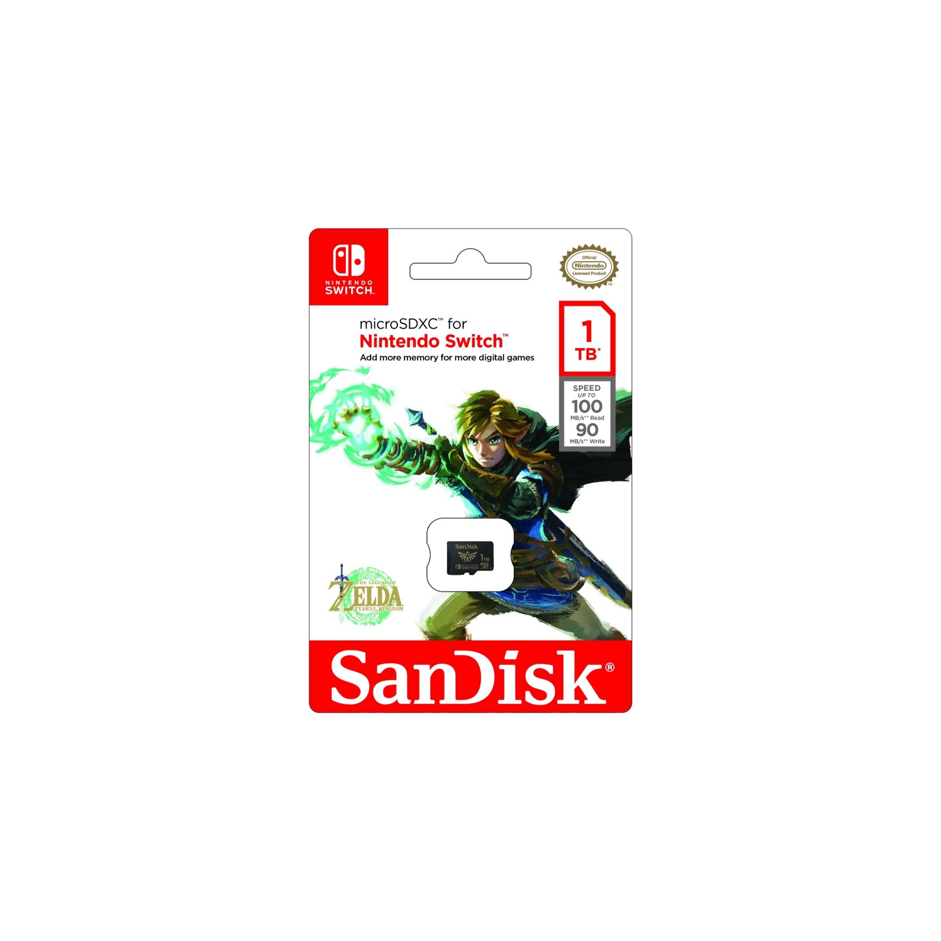 SanDisk SD Memory Card for Nintendo Switch 1TB - Legend of Zelda