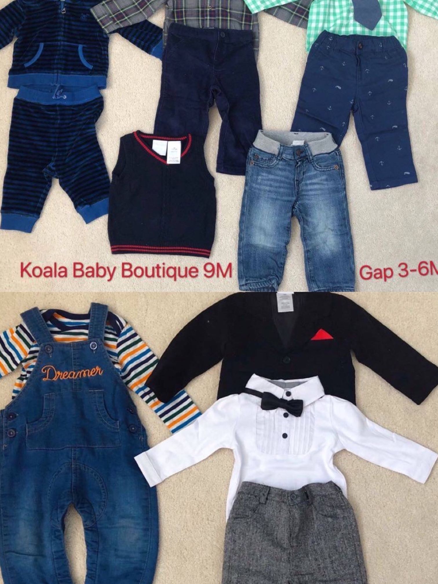 3M-2T Baby Boy’s Clothes(new and like new condition)