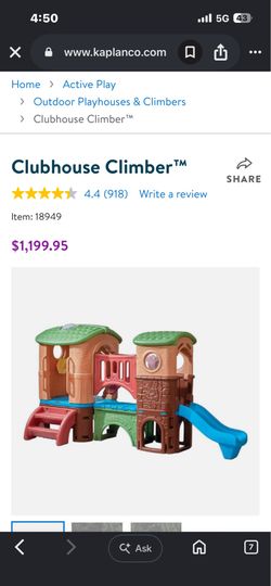 Play house , tree house  Clubhouse climber