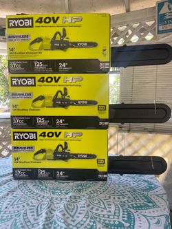 RYOBI 40V HP Brushless 14 in. Battery Chainsaw (Tool Only)