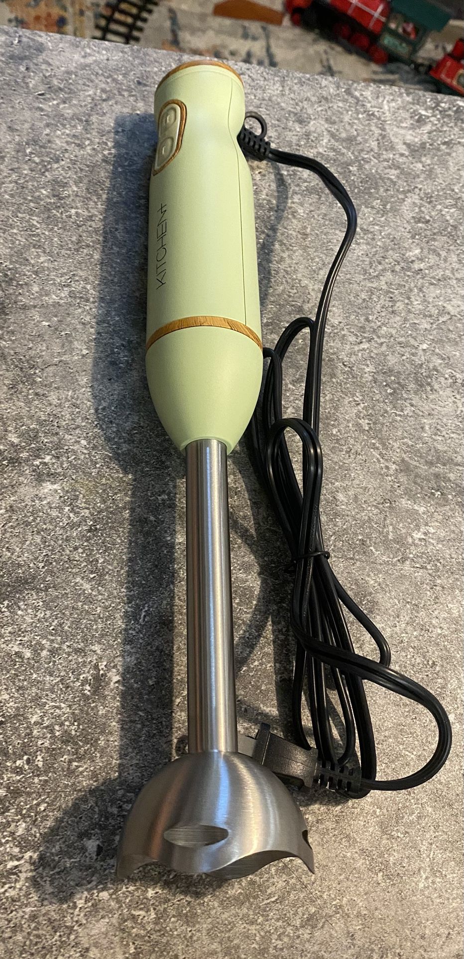 Immersion Blender Handheld for Kitchen,Emulsion Blender , 2 speeds, SS Blade !