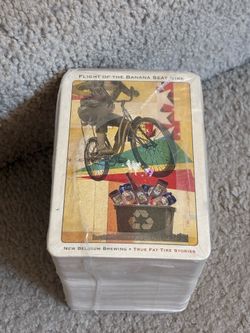 100 beer coasters sealed New Belgium flight of the banana seat bike