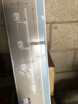 Hampton Bay 3-Light White Pinhole Cylinder Linear Track Lighting Kit