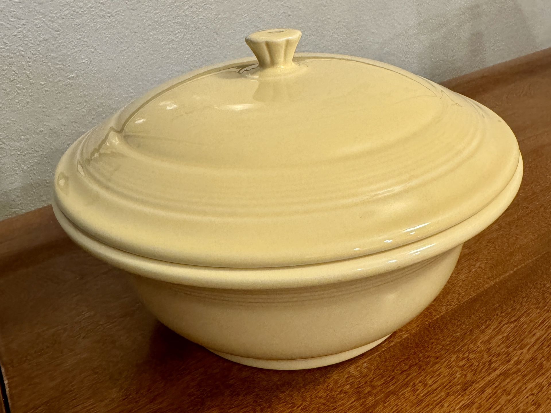 Fiestaware Casserole Dish With Lid