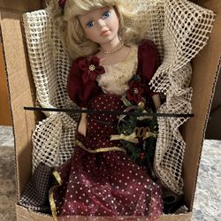 Vintage porcelain Doll