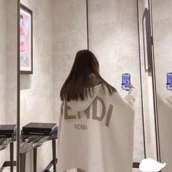 Fendi poncho