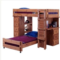Wooden Bunk Bed