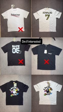 Bape tees Dm if interested/ cheap