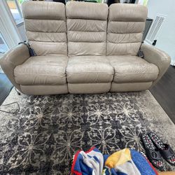 FREE FREE Lazy Boy Leather 3 Seater Sofa