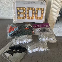 Halloween Decoration Bundle with BOO Marquee Light