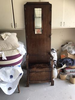 Antique Hall Tree
