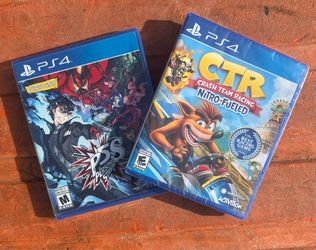 PS4 Games Bundle : Persona Strikers 5 & Crash Team Racing Nitro-Fueled
