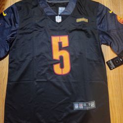 NFL Washington Commander Commanders football uniform No.5 Jayden Daniels jersey