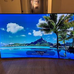 LG OLED 3D 65 INCH CURVED THIN TV WITH GLASSES