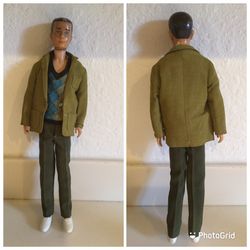 Vintage 1960’s Ken Straight Leg Doll with outfit