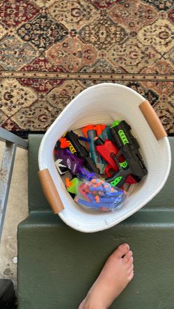 Random nerf guns some broken