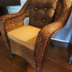 Pier One Wicker Chair for Sale in Garland TX OfferUp