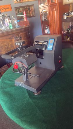 Hat patch heat press