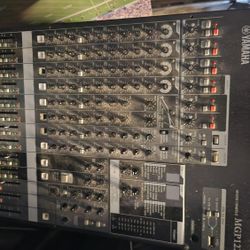 Yamaha MGP12X 12-channel premium mixing console. 