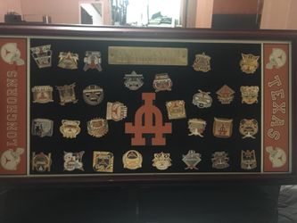 Longhorns pin collection since 1943