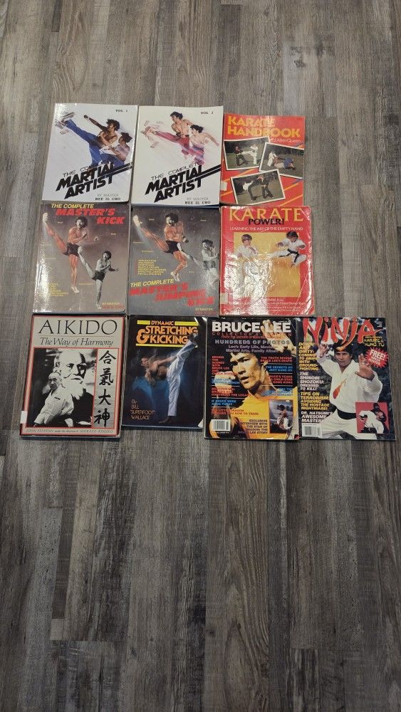Martial Arts Books Vintage Bruce Lee Magazine