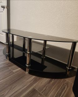 T.V STAND (glass)