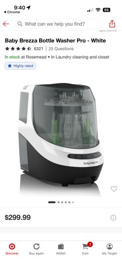 Baby Brezza Washer Sterilizer Dryer All In One