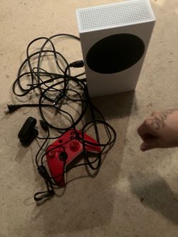Xbox Series S Console with Red Controller