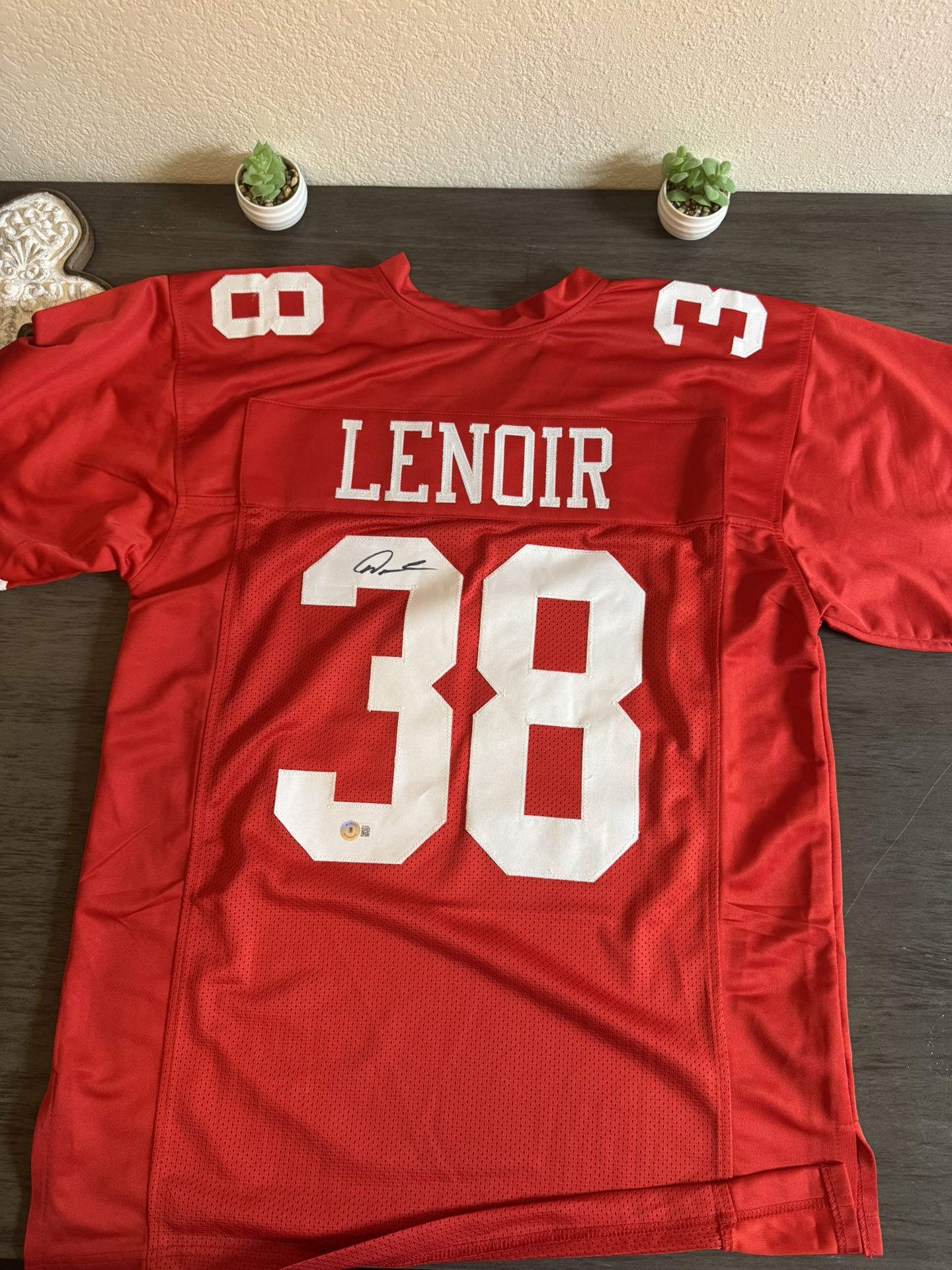 Deommodore Lenoir Rookie 49ers Jersey Autograph