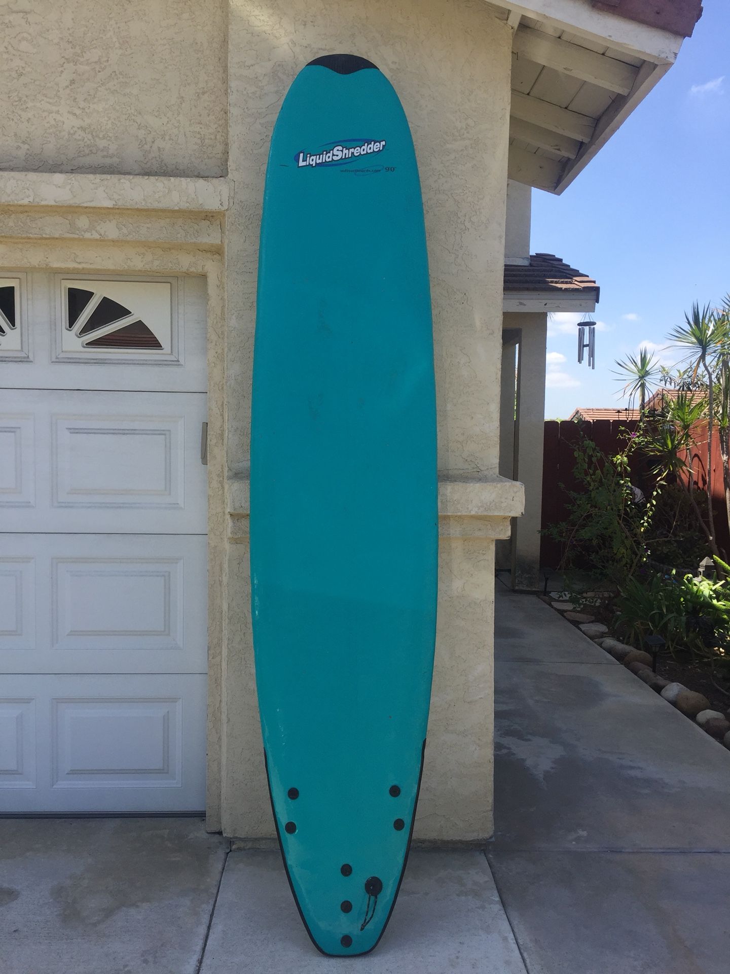 9 ft Liquid Shredder Element soft top Surfboard