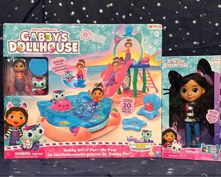 Gabby's Dollhouse Purr-ific Pool Set & Gabby Girl Doll