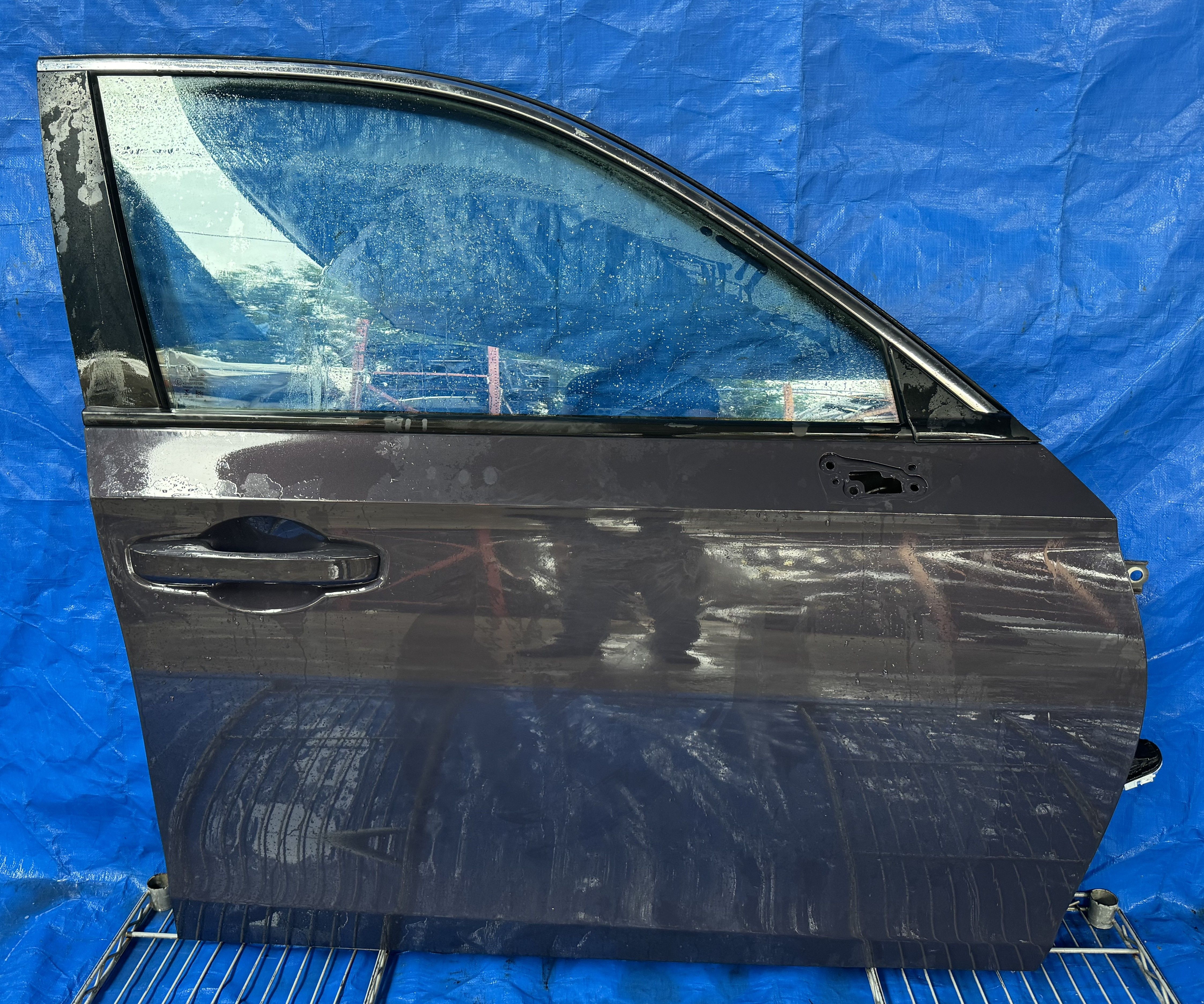 2022-2024 HONDA CIVIC HATCHBACK FRONT RIGHT SIDE DOOR ASSEMBLY GRAY