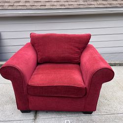 Red Lounge Chair