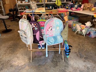 Garage sale for kids, adults, back to school, office items