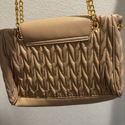 Tan shoulder bag