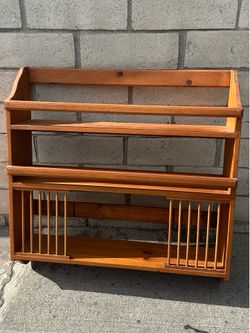 Vintage Solid Wood Wall-Mounted Shelf