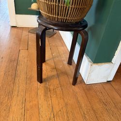 3 plant stands/ tiny stools!