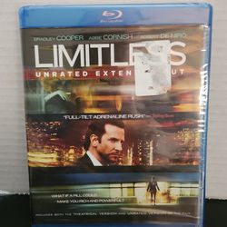 LIMITLESS - (2011,Blu-ray,) - UNRATED EXTENDED CUT - 