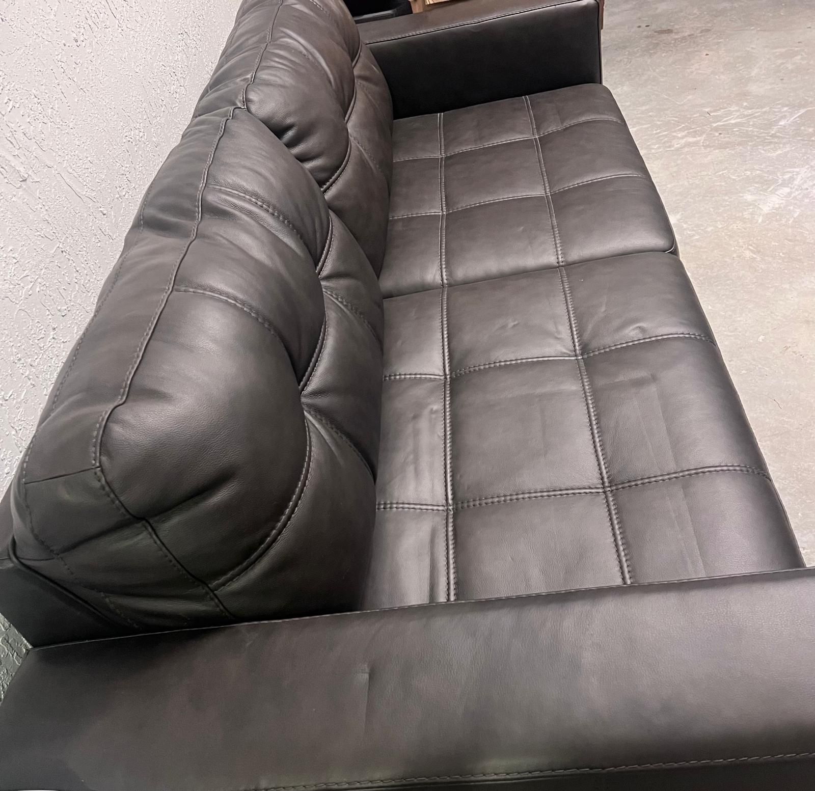 leather sofa