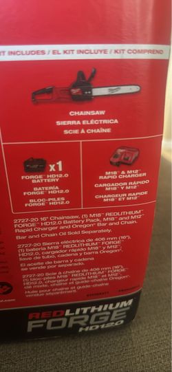 Brand new chainsaw