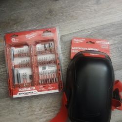 Milwaukee Impacct Drill Set & Knee Pads